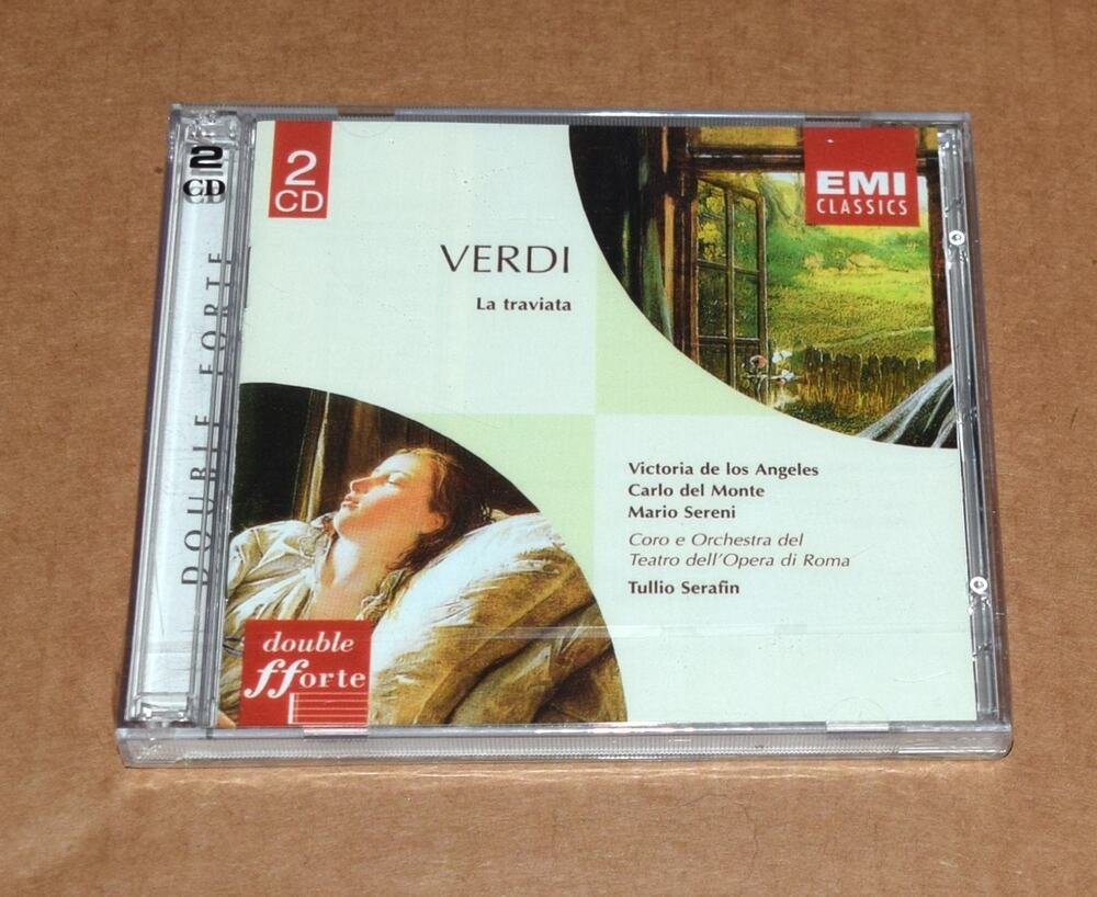 NEW SEALED Verdi: La Traviata 2 CD EMI Classics BMG Edition Double Forte